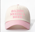 Embroidered DADDY Color Block Cap